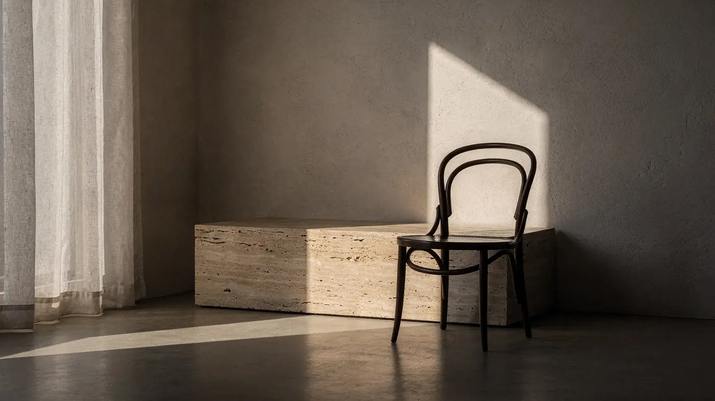 A treatment room in soft daylight, from the Aesthetic Doctors Australia brand photography